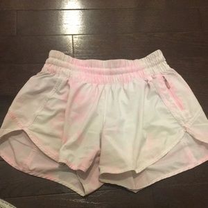 Pink Tie Dye Lululemon Shorts Size 6